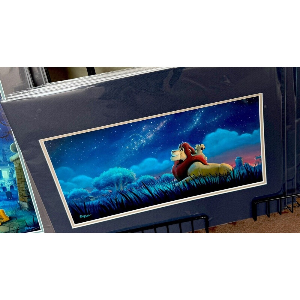 2025 Disney Festival Of The Arts Rob Kaz Lion King Father & Son 18x14" Print